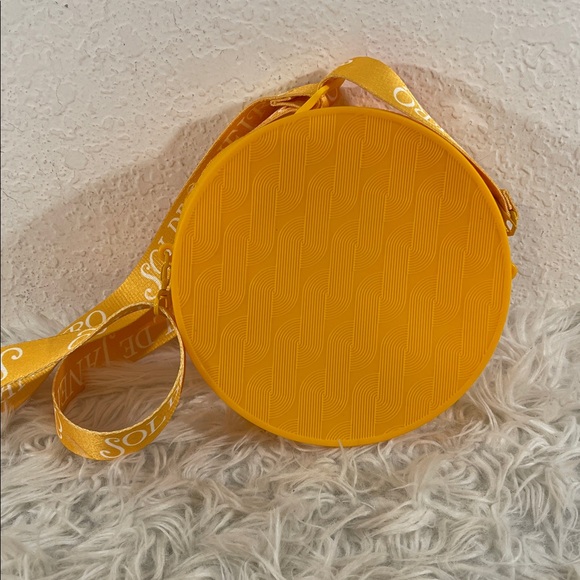 SOL DE JANEIRO Yellow Mustard Color Rubber Crossbody Bag Limited Edition - Picture 2 of 4